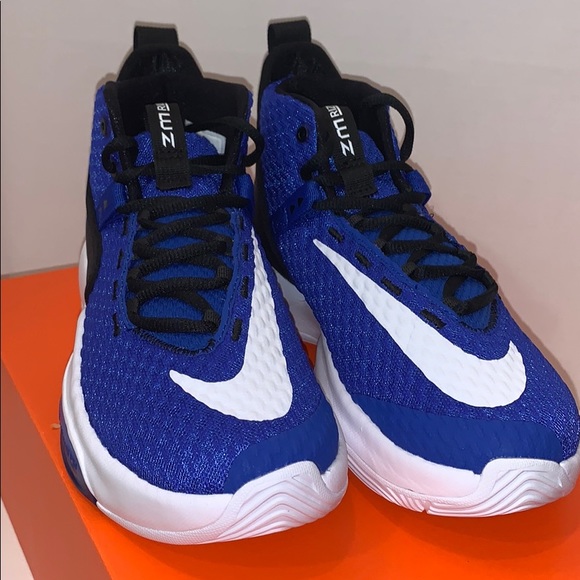 Nike Zoom Rize Basketball Shoes - Game Royal/White/Black, Size 6.5